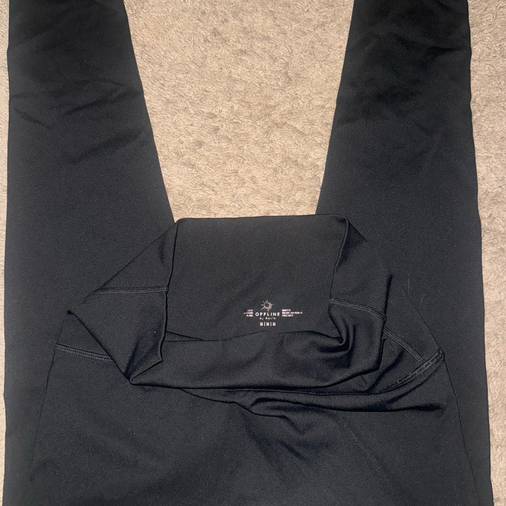 Aerie Black High-Waisted Leggings